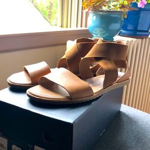 Sorel Ella Sandals, Sz. 9/Camel Brown